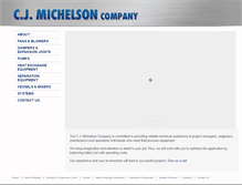 Tablet Screenshot of cjmichelson.com